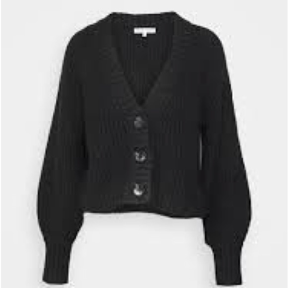 Rebecca Minkoff Zoya Wool Blend Cardigan Small - Picture 3 of 10